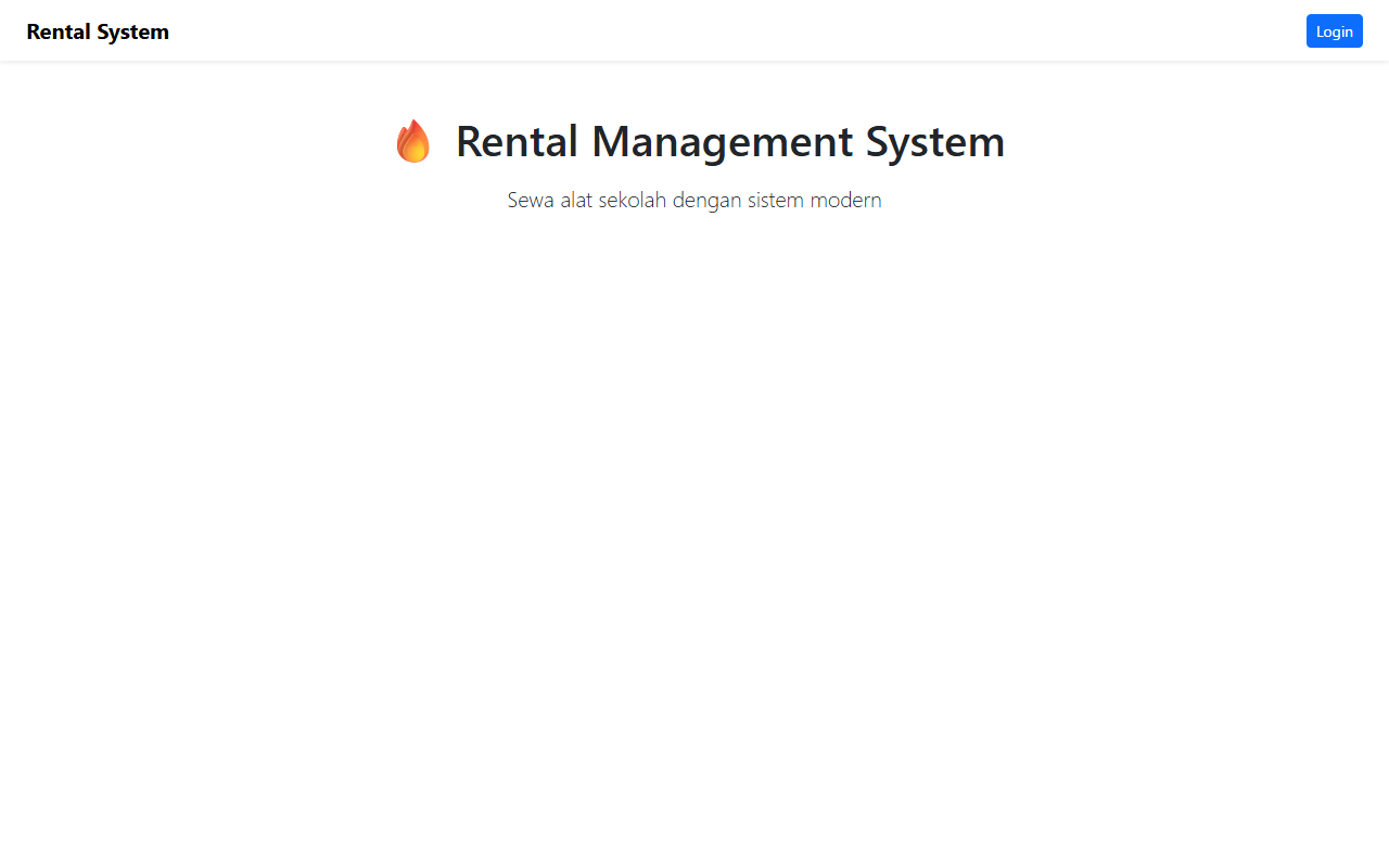 Rental Management System